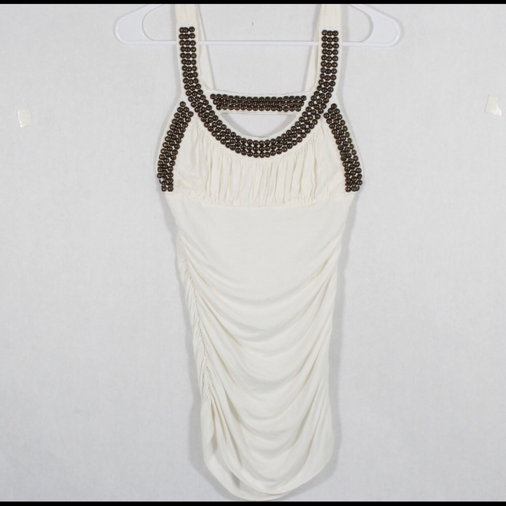 Entro Women's Small Cute Studded Tank Top